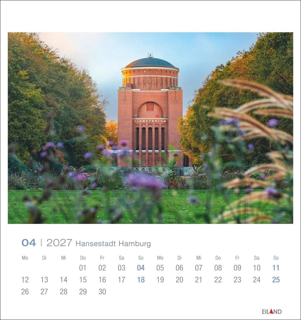 Hansestadt Hamburg Postkartenkalender 2027 – Ansicht