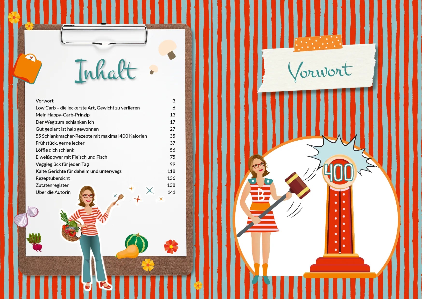 Innenansicht von 'Happy Carb: Low Carb – Low Calories' - Gebundene Ausgabe