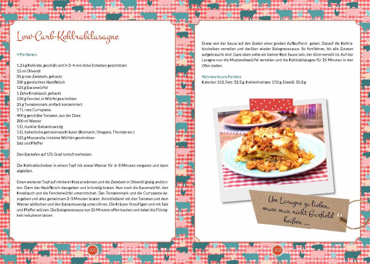 Innenansicht von 'Happy Carb: Meine liebsten Low-Carb-Rezepte' - Gebundene Ausgabe