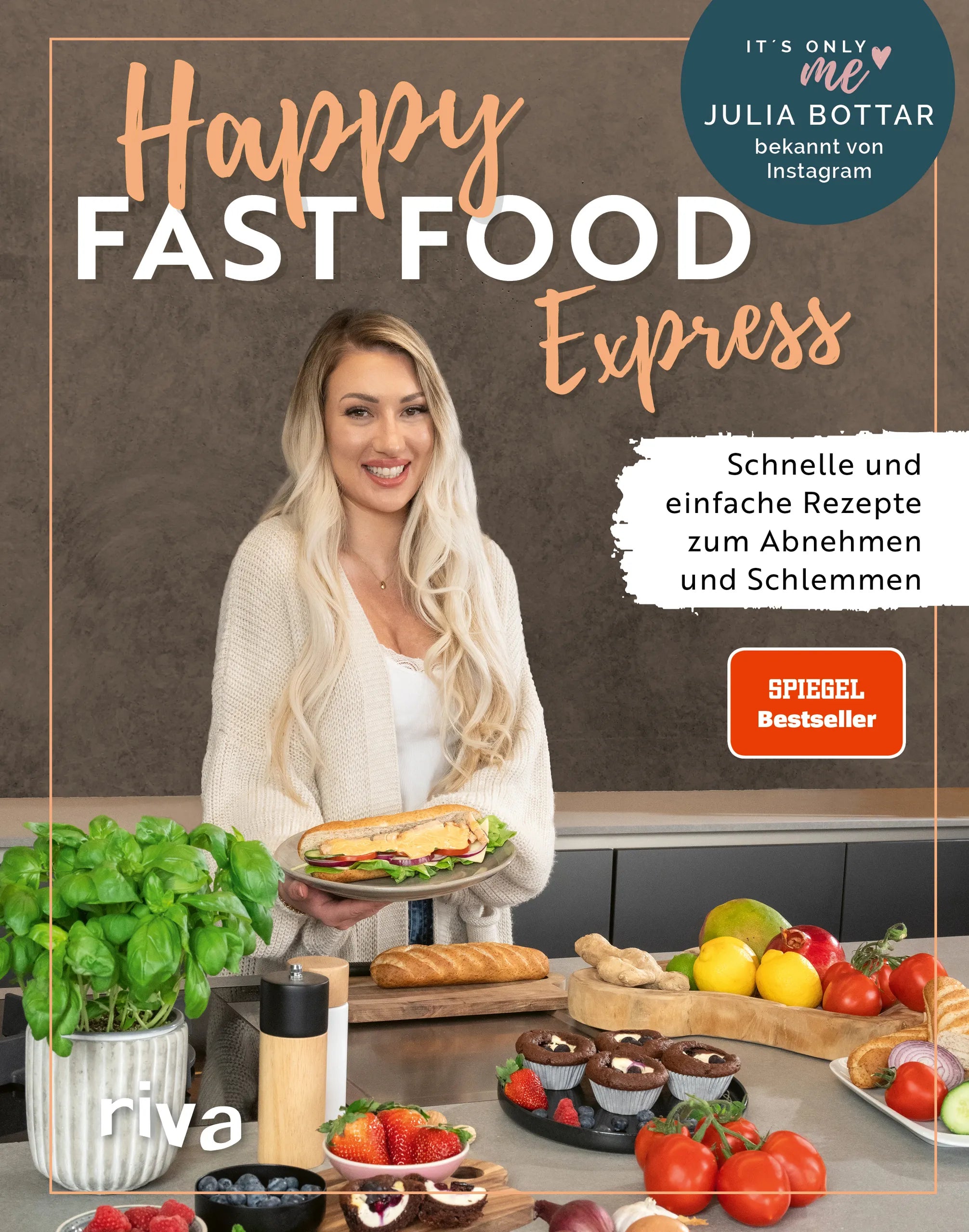 Buchcover von 'Happy Fast Food – Express' - Gebundene Ausgabe von Julia Bottar
