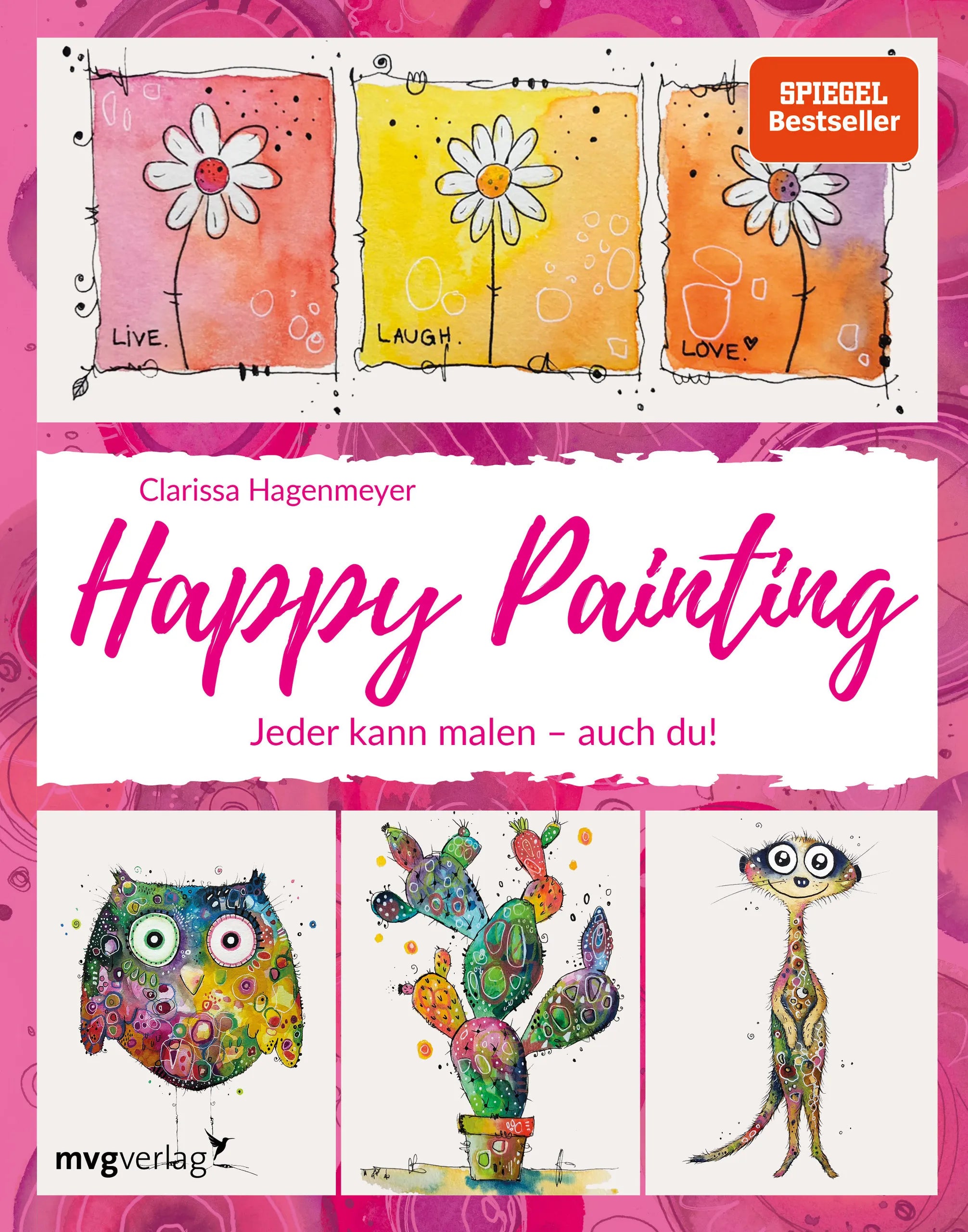 Buchcover von 'Happy Painting: Das Grundlagenbuch' - Gebundene Ausgabe von Clarissa Hagenmeyer