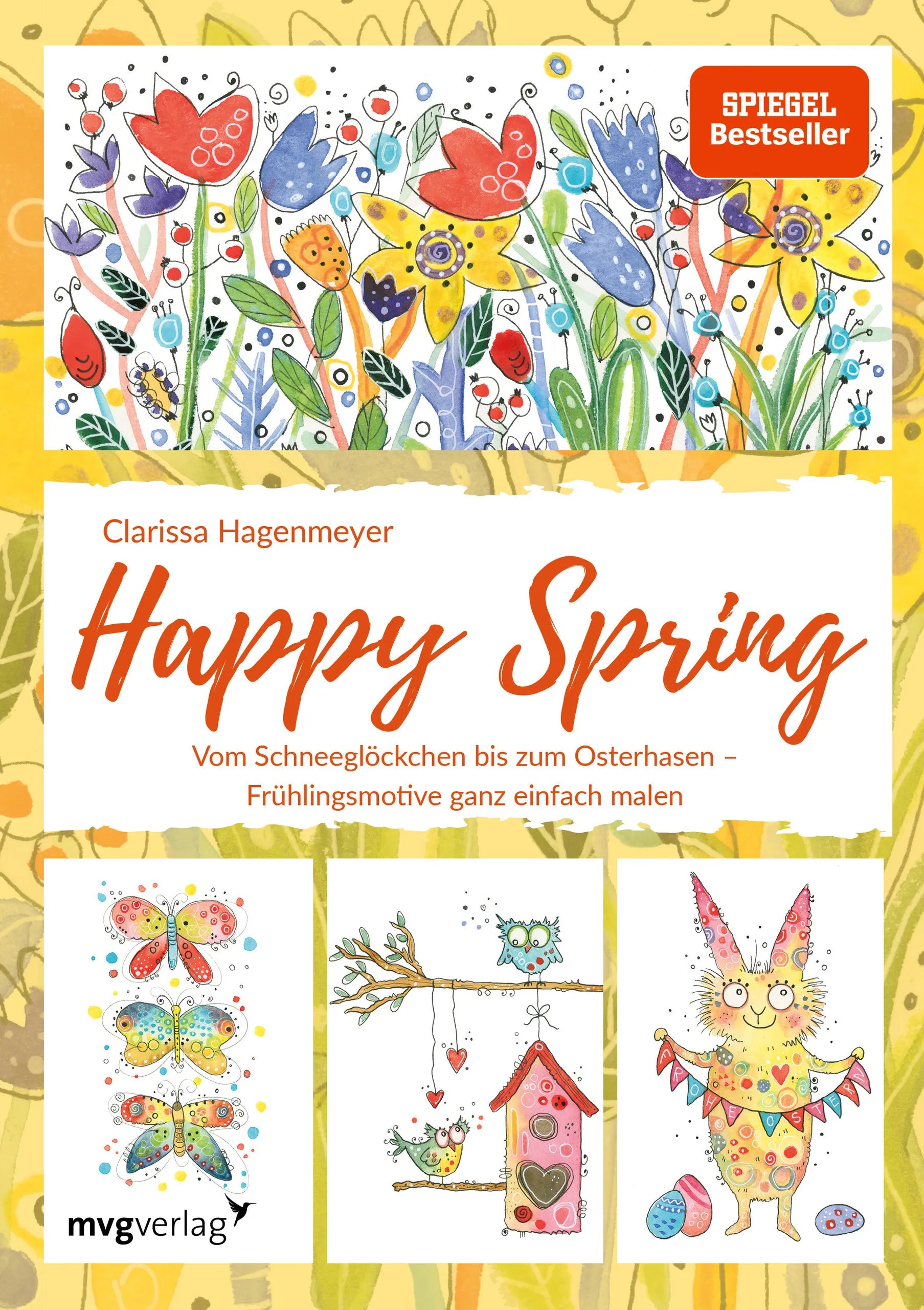 Buchcover von 'Happy Spring' - Gebundene Ausgabe von Clarissa Hagenmeyer