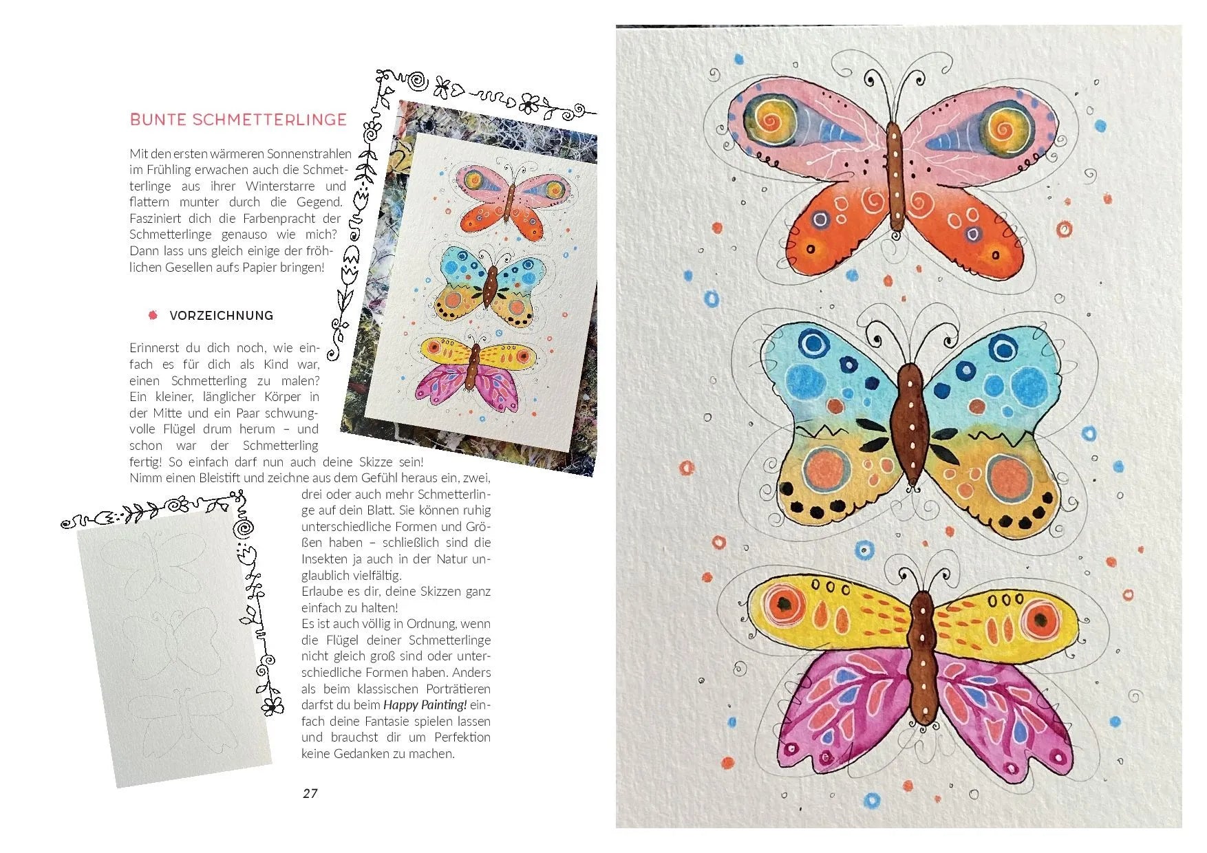 Innenansicht von 'Happy Spring' - Gebundene Ausgabe