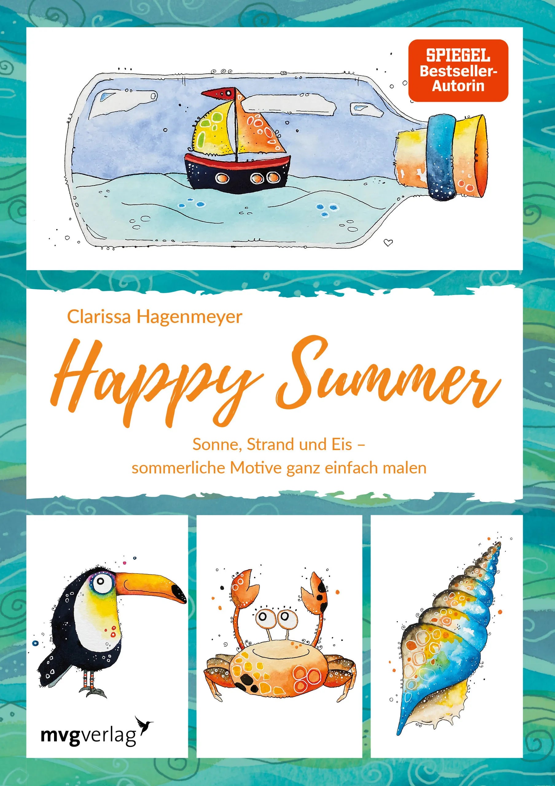 Buchcover von 'Happy Summer' - Gebundene Ausgabe von Clarissa Hagenmeyer