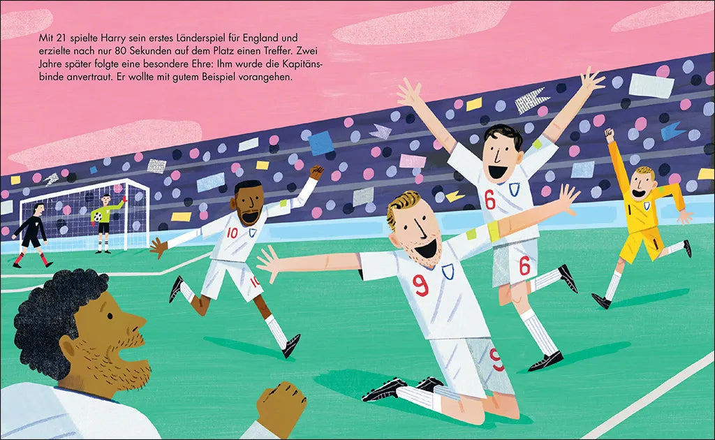 Detailansicht: Harry Kane – Little People, BIG DREAMS (Hardcover)