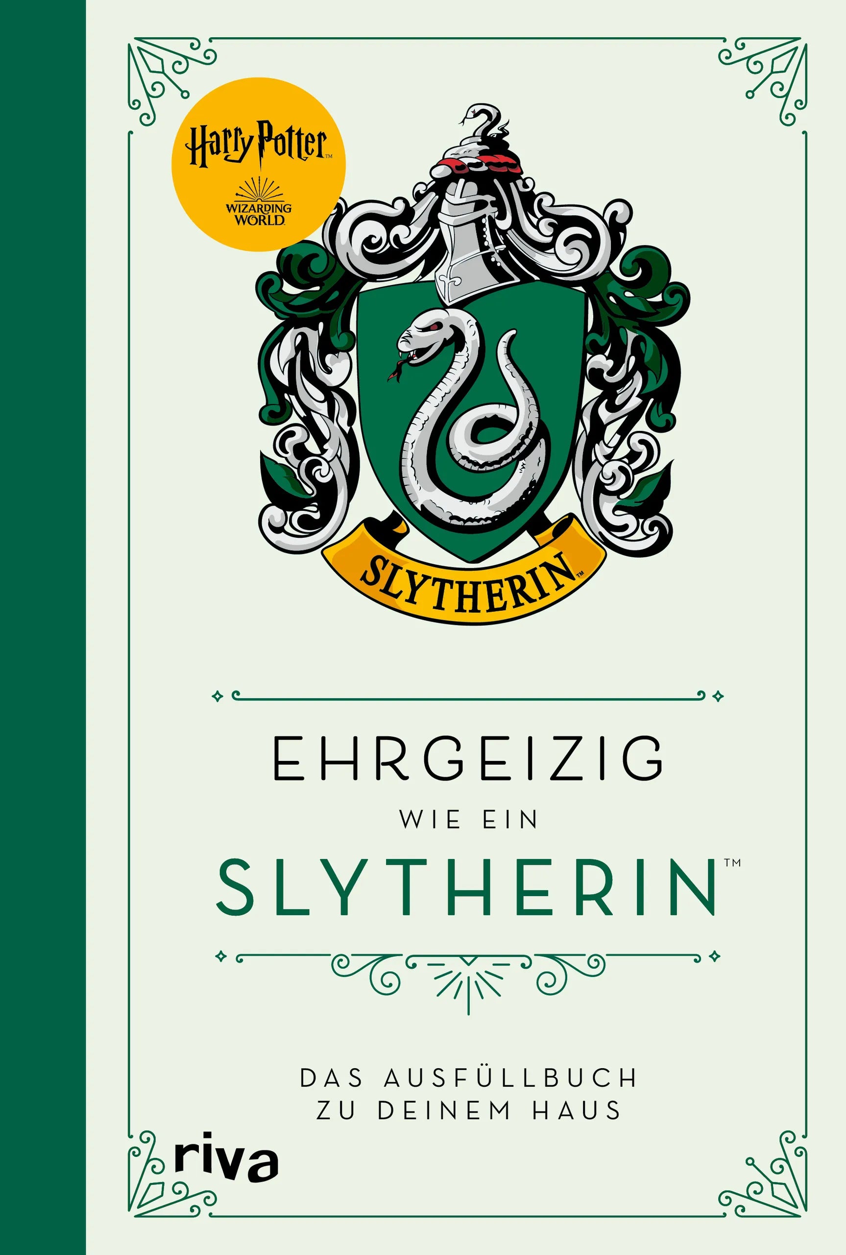 Buchcover von 'Harry Potter: Ehrgeizig wie ein Slytherin' - Gebundene Ausgabe von Wizarding World