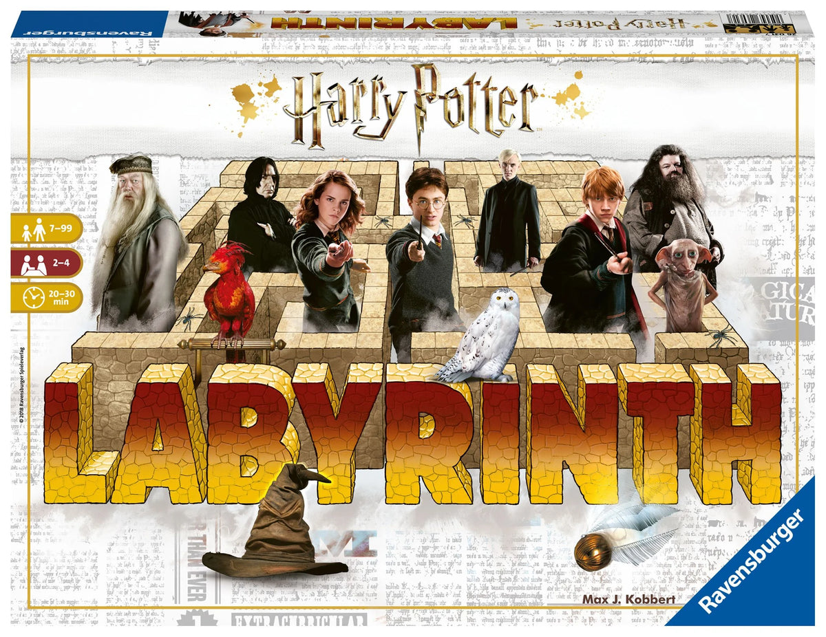 Brettspiel: Harry Potter Labyrinth - Gesellschaftsspiel & Brettspiel ab 7 Jahre