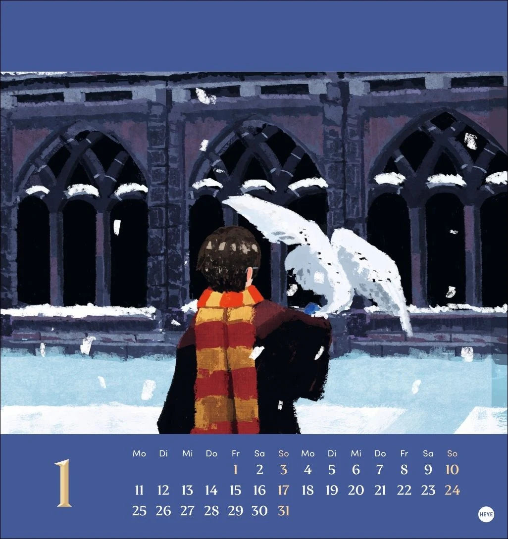 Harry Potter Postkartenkalender 2027 – Ansicht