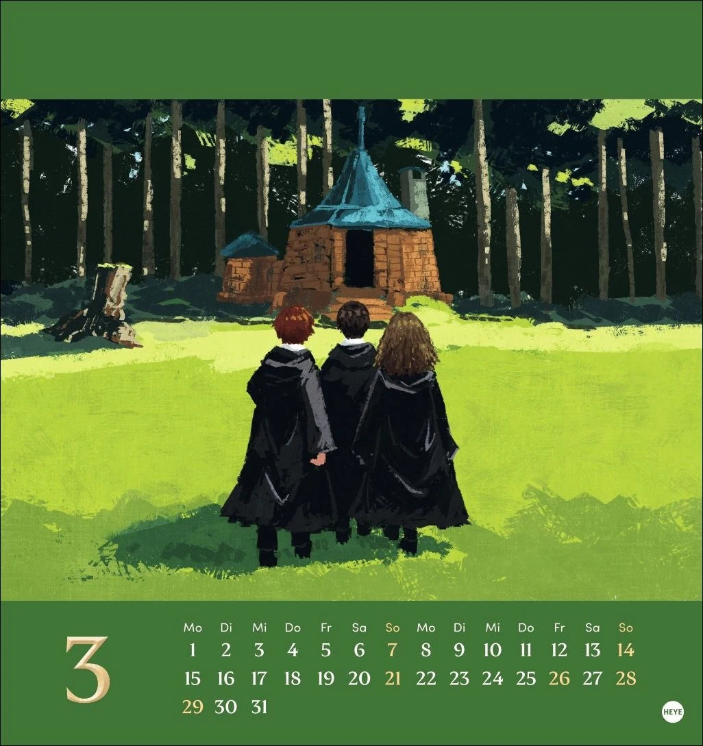 Harry Potter Postkartenkalender 2027 – Ansicht
