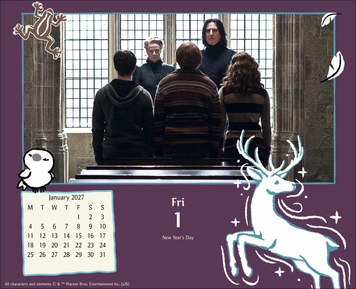 Harry Potter Tagesabreißkalender 2027 – Ansicht
