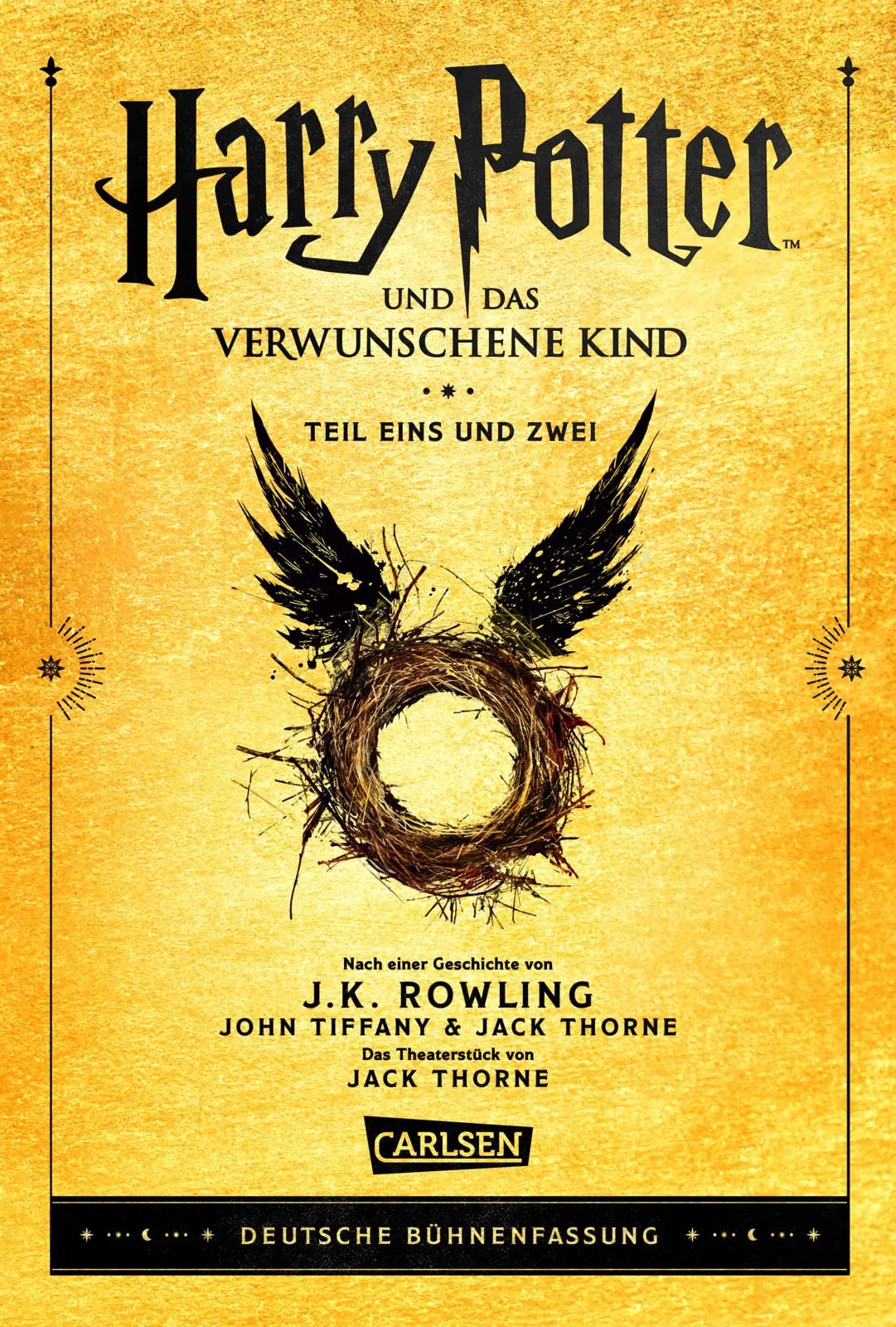 Buchcover von 'Harry Potter und das verwunschene Kind. Teil eins und zwei' - Gebundene Ausgabe von J.K. Rowling
