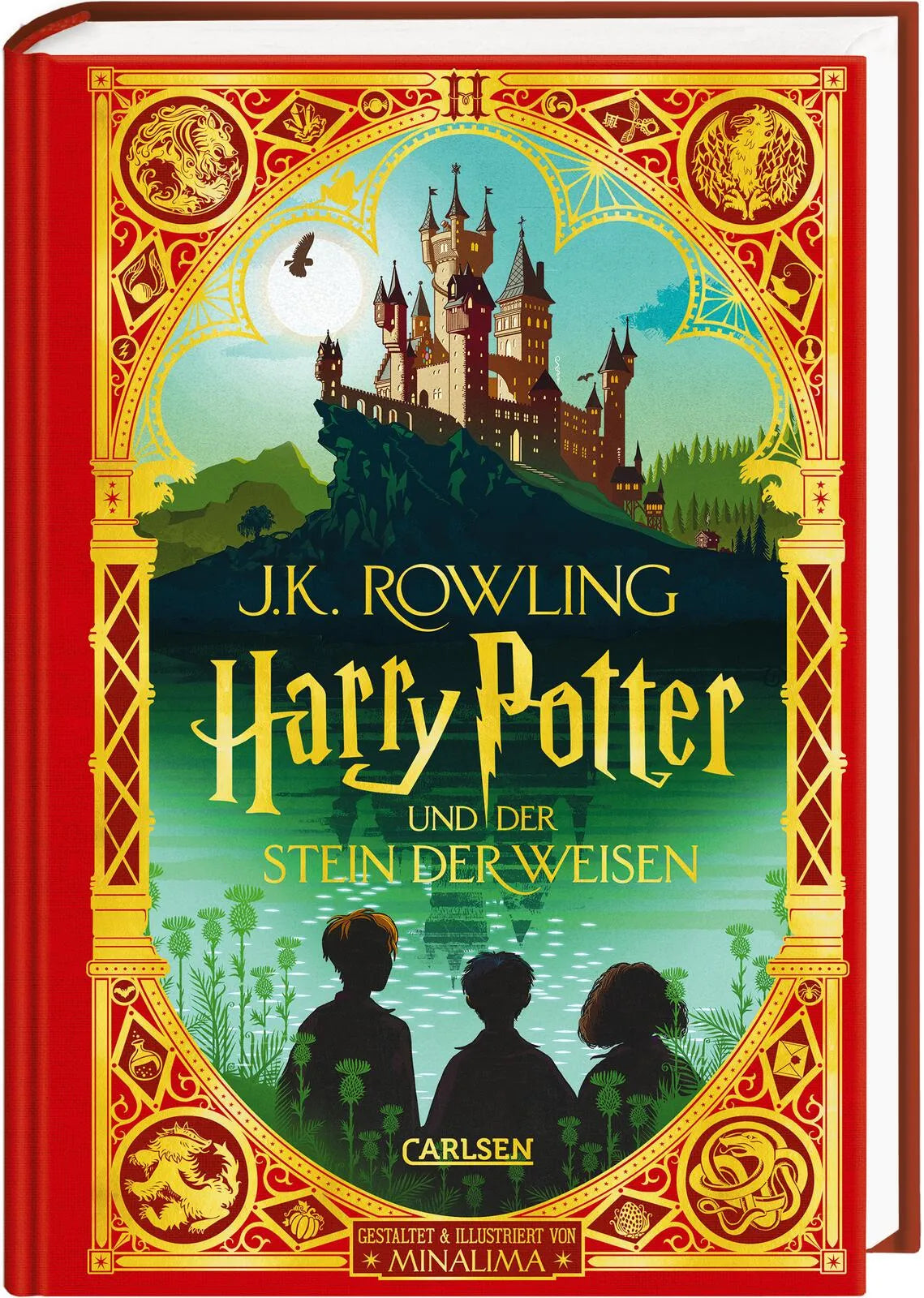 Buchcover von 'Harry Potter und der Stein der Weisen' - Gebundene Ausgabe von J.K. Rowling
