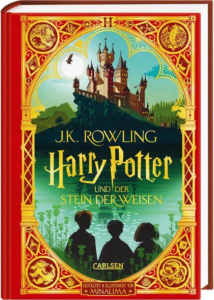 Buchcover von 'Harry Potter und der Stein der Weisen' - Gebundene Ausgabe von J.K. Rowling