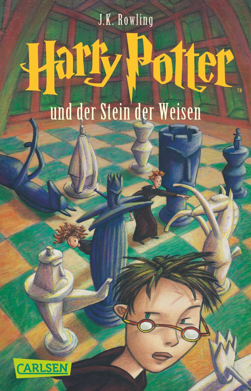 Buchcover von 'Harry Potter und der Stein der Weisen' - Taschenbuch von J.K. Rowling