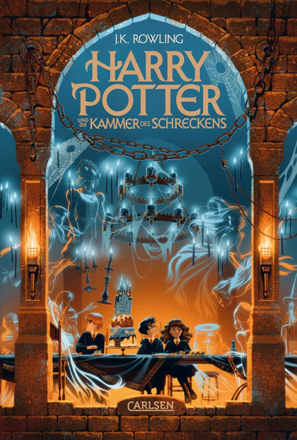 Buchcover von 'Harry Potter und die Kammer des Schreckens' - Gebundene Ausgabe von J.K. Rowling