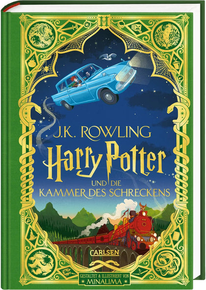 Buchcover von 'Harry Potter und die Kammer des Schreckens' - Gebundene Ausgabe von J.K. Rowling