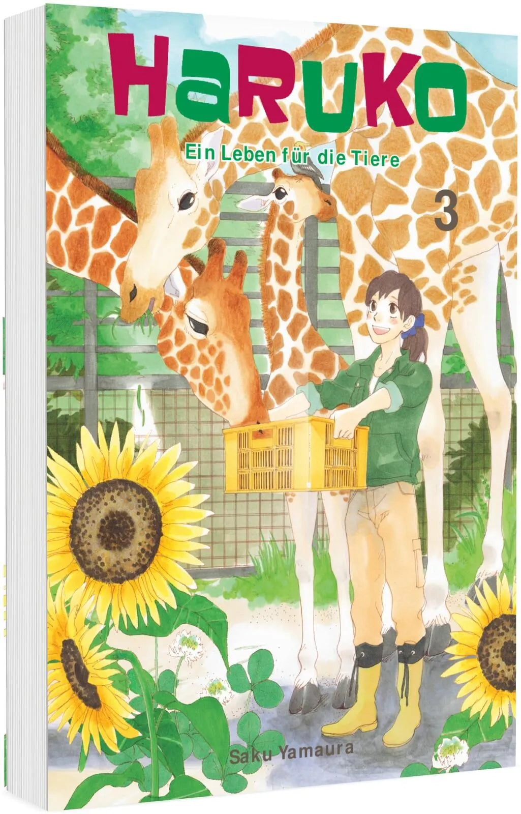 Cover: Haruko − Ein Leben für die Tiere 3 (Taschenbuch) von Saku Yamaura