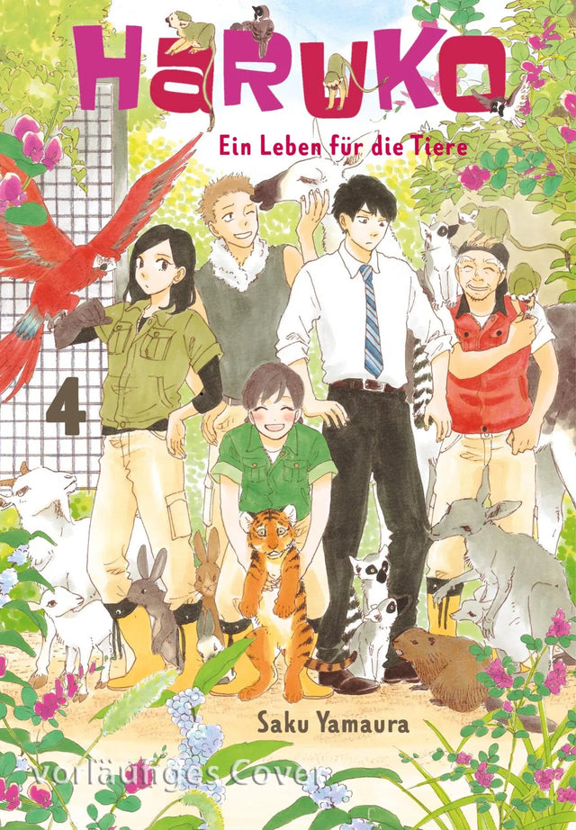 Cover: Haruko − Ein Leben für die Tiere 4 (Taschenbuch) von Saku Yamaura