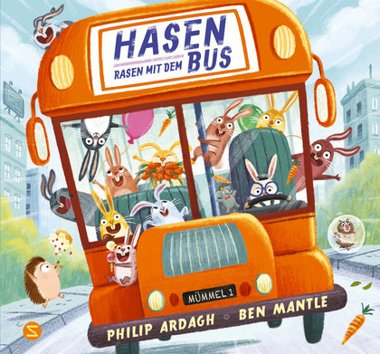 Cover von Hasen rasen mit dem Bus (Hardcover) von Philip Ardagh.