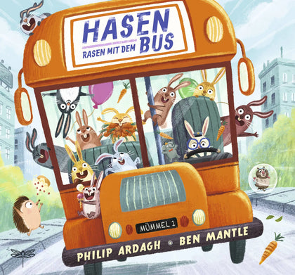 Buchcover von 'Hasen rasen mit dem Bus' - Gebundene Ausgabe von Philip Ardagh