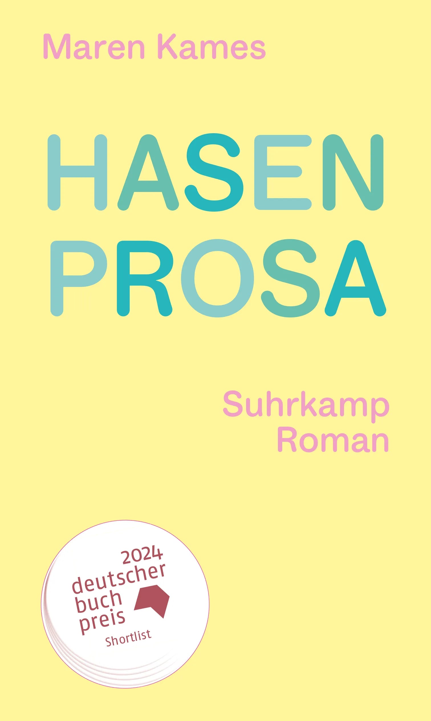 Cover: Hasenprosa (E-Book) von Maren Kames