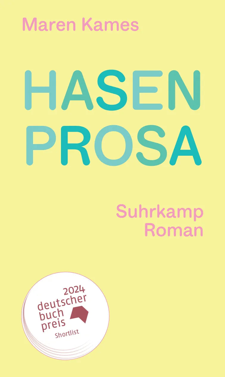 Buchcover von 'Hasenprosa' - Gebundene Ausgabe von Maren Kames