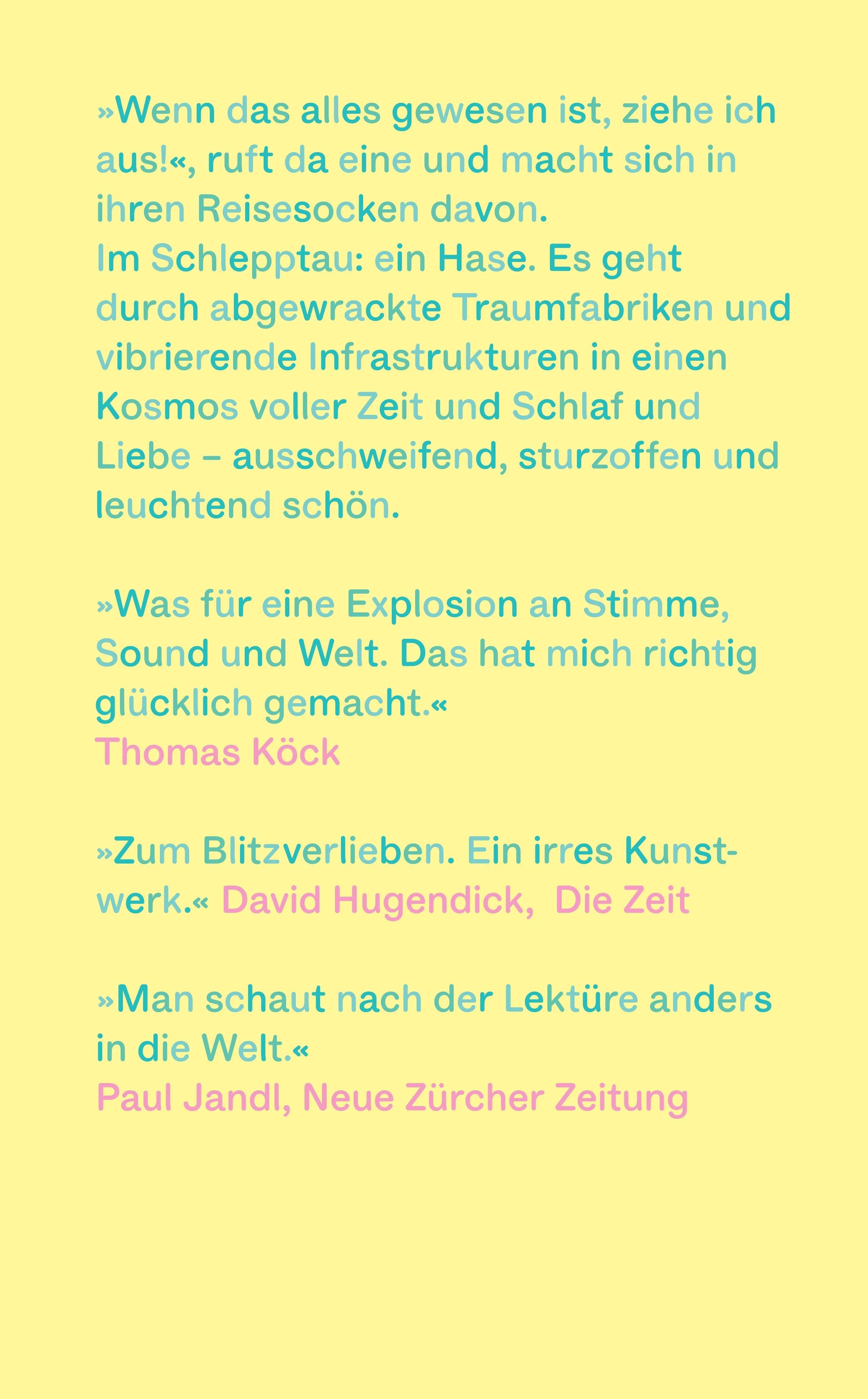 Rückseite: Hasenprosa (Taschenbuch)