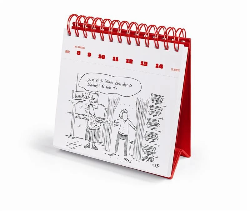 Hauck & Bauer Postkartenkalender 2027 – Ansicht