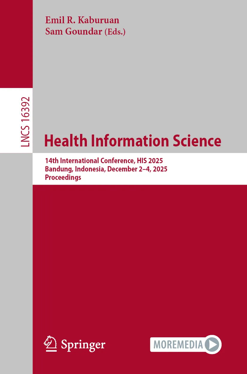 Cover: Health Information Science (E-Book) von Emil R. Kaburuan