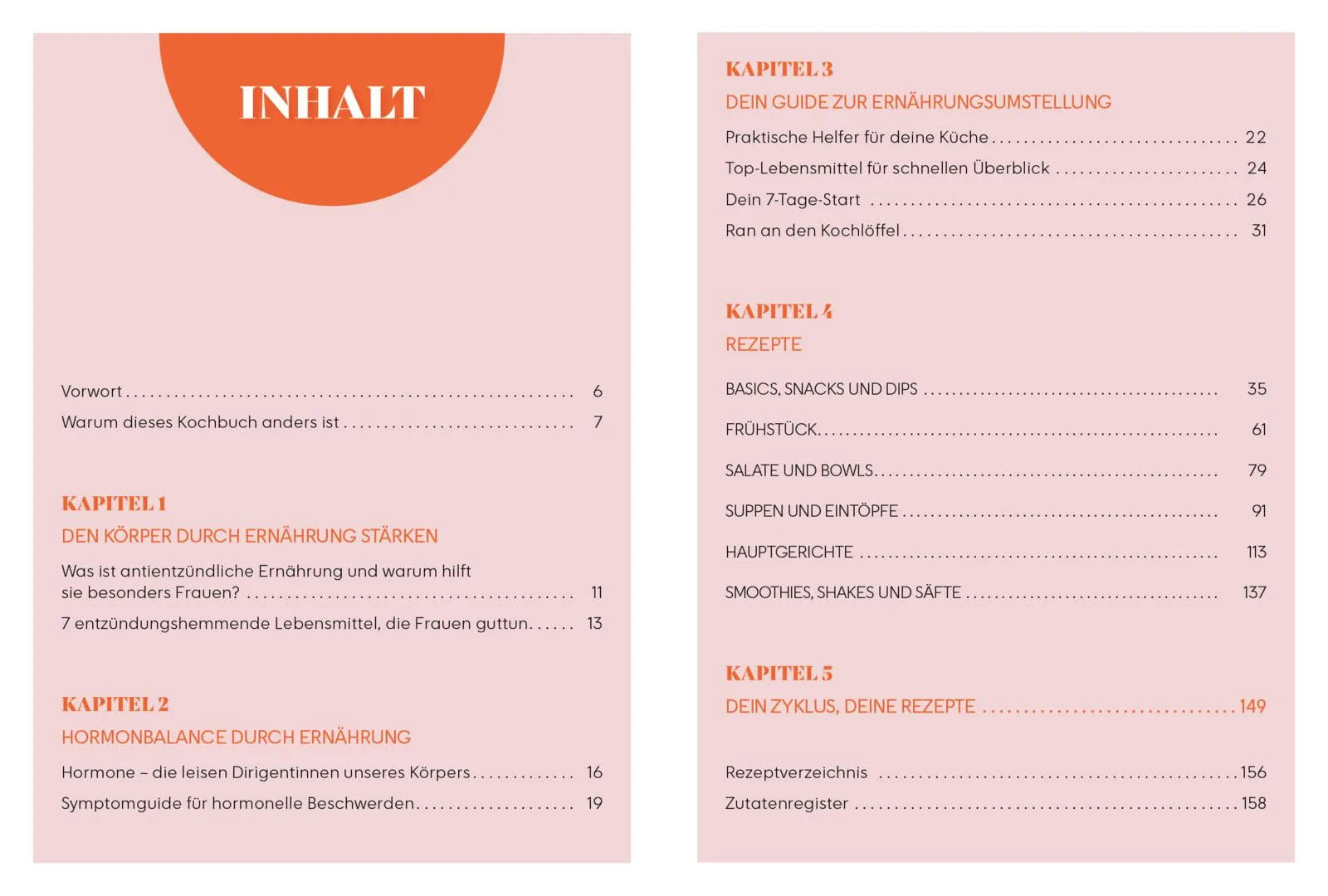 Innenansicht von 'Healthy Food, Happy Me – Antientzündliche Ernährung für Frauen' - Gebundene Ausgabe