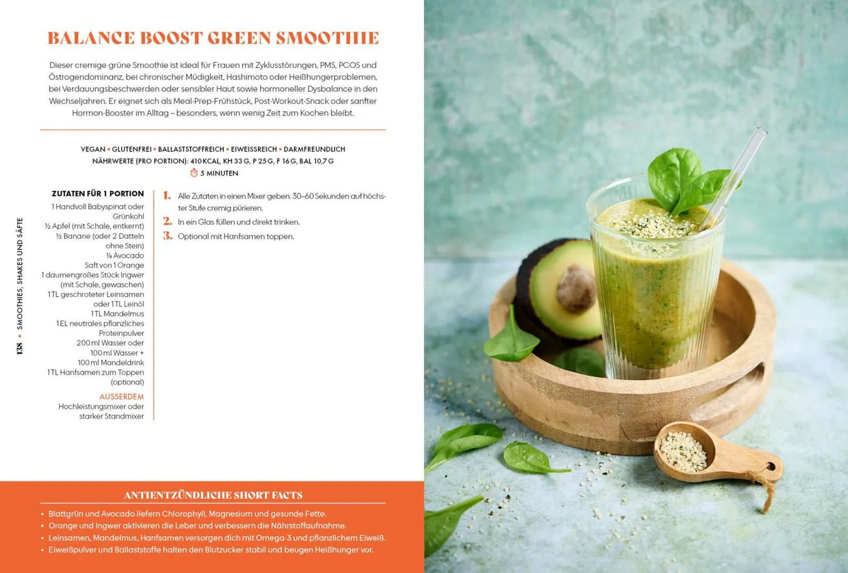 Detailansicht: Healthy Food, Happy Me – Antientzündliche Ernährung für Frauen (Hardcover)
