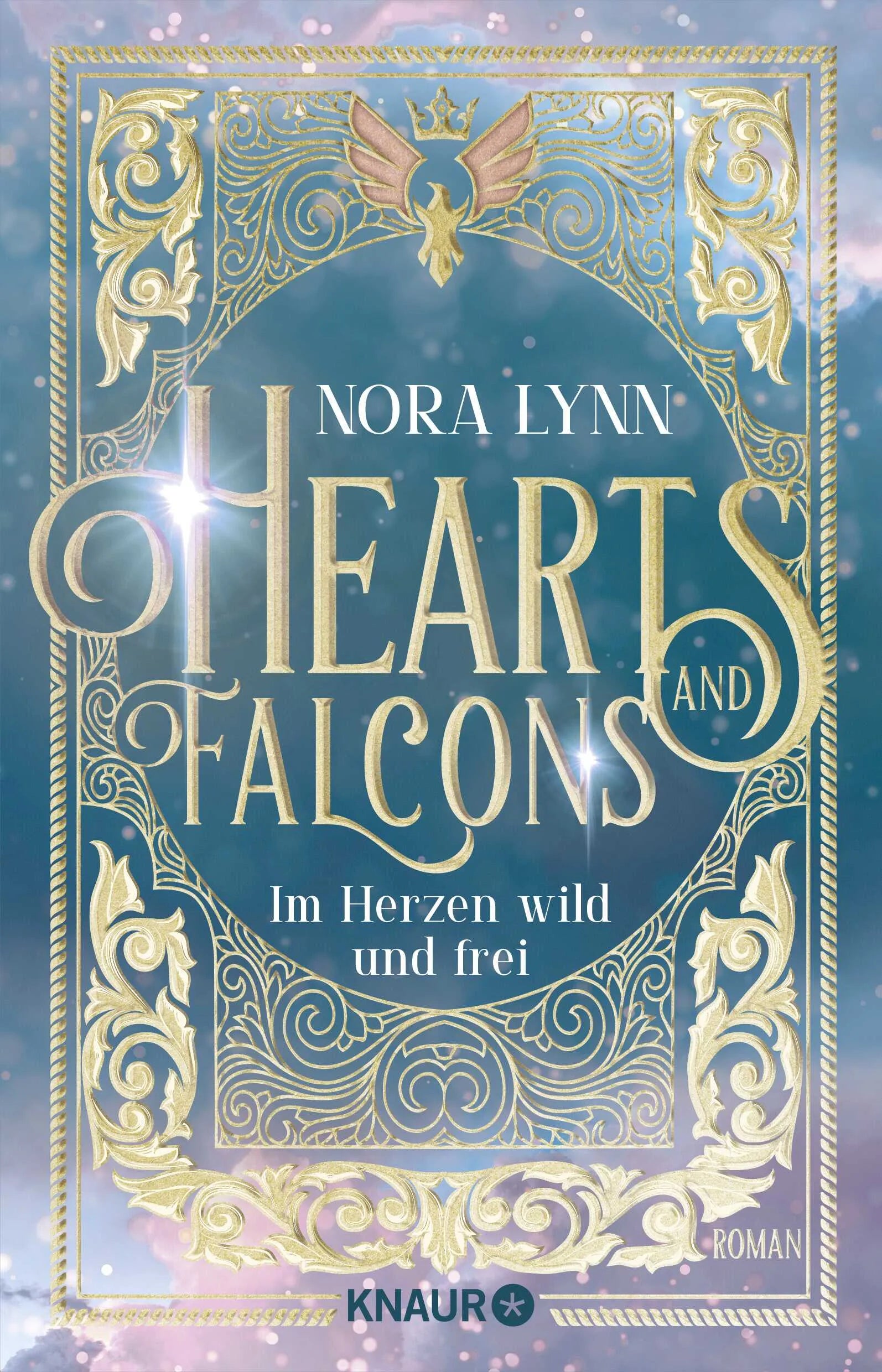 Buchcover von 'Hearts & Falcons. Im Herzen wild und frei' - Paperback von Nora Lynn