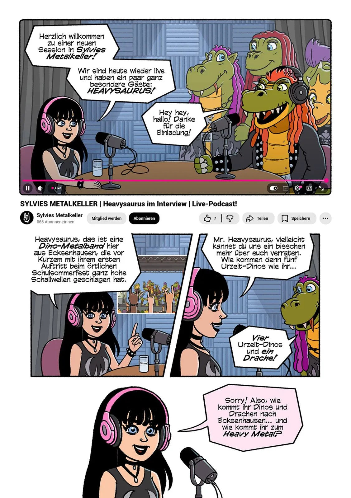 Detailansicht: Heavysaurus - Der Comic 2 (Hardcover)