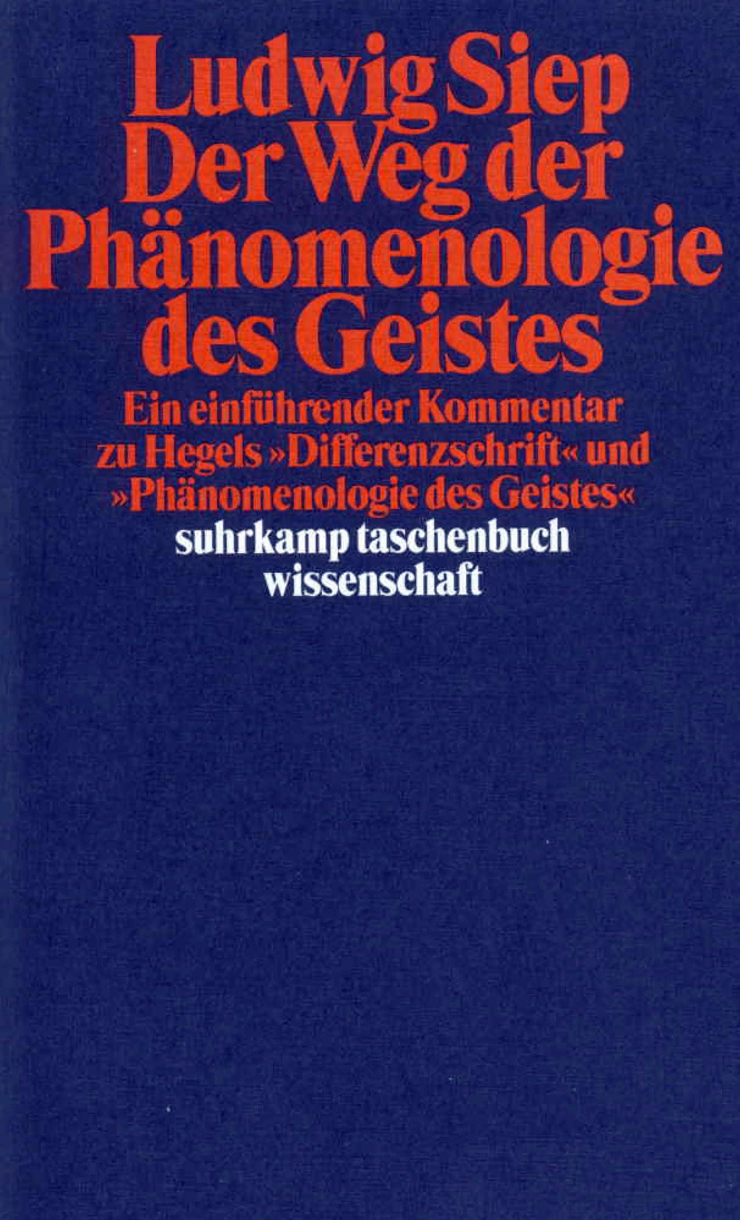 Buchcover von 'Hegels Philosophie – Kommentare zu den Hauptwerken. 3 Bände' - Taschenbuch von Ludwig Siep