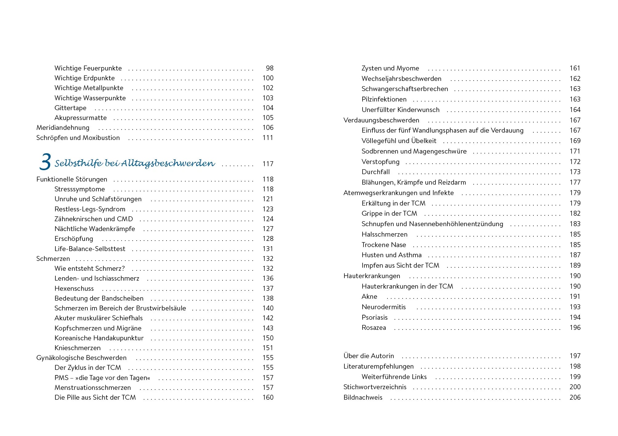 Innenansicht von 'Heilen mit TCM' - Taschenbuch