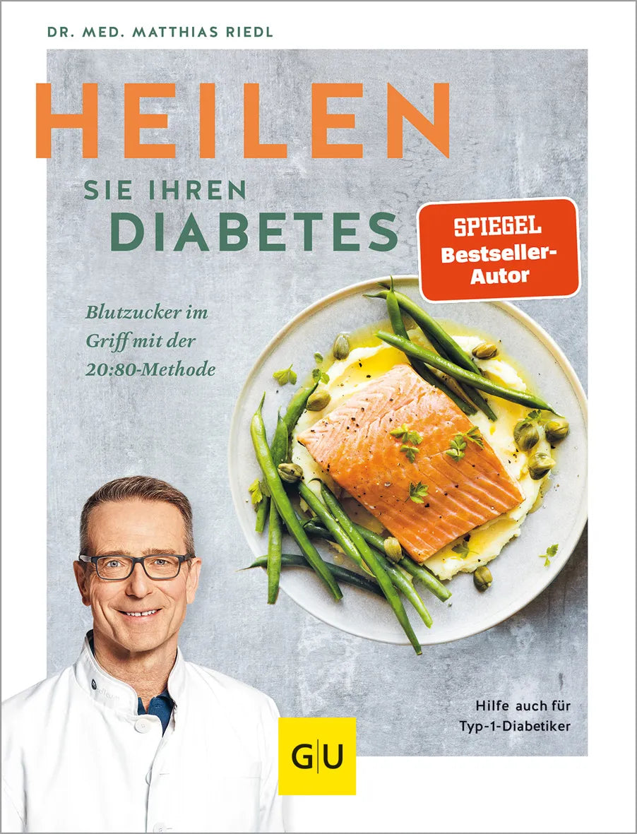 Buchcover von 'Heilen Sie Ihren Diabetes' - Gebundene Ausgabe von Matthias Riedl