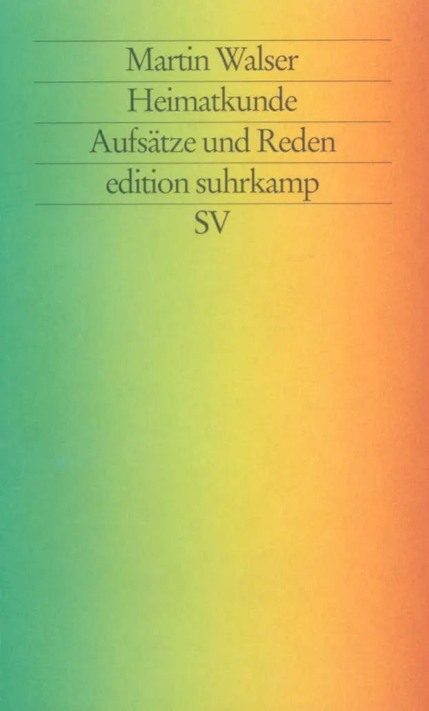Buchcover von 'Heimatkunde' - Taschenbuch von Martin Walser