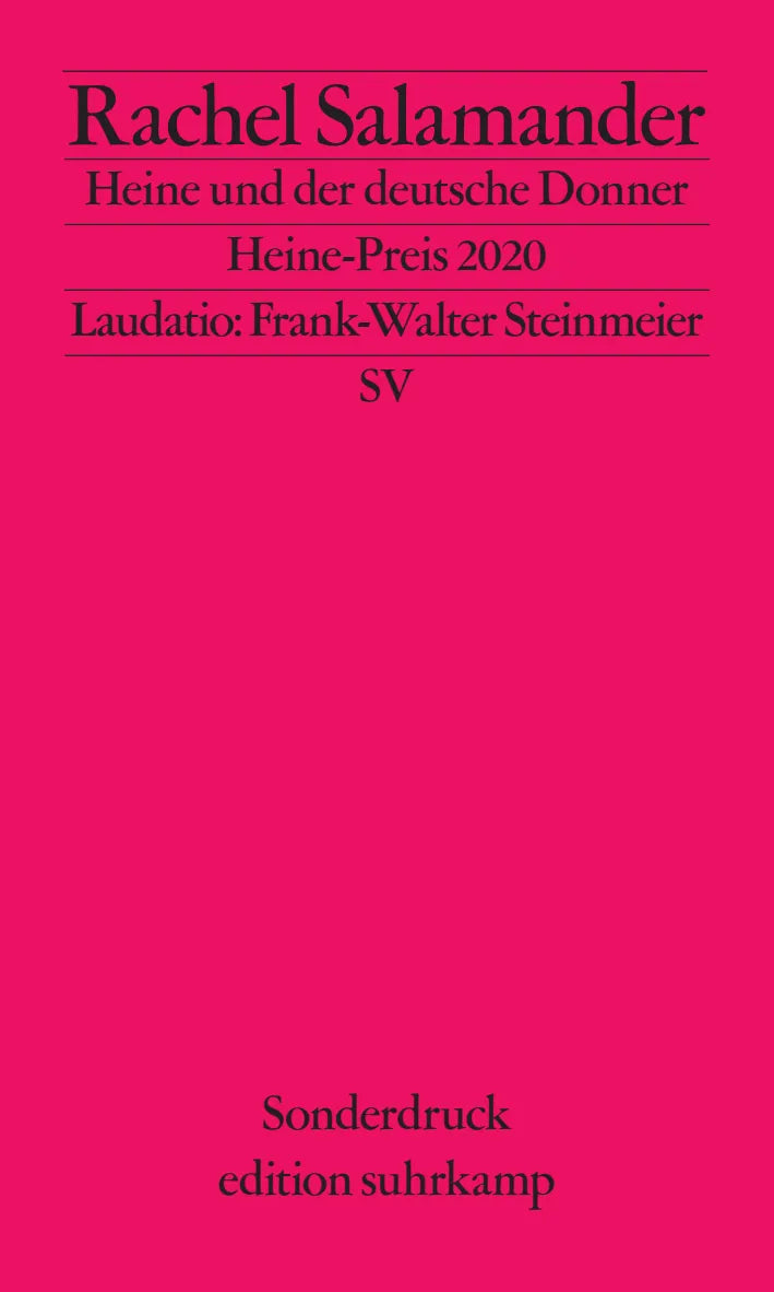 Buchcover von 'Heine und der deutsche Donner' - Taschenbuch von Rachel Salamander