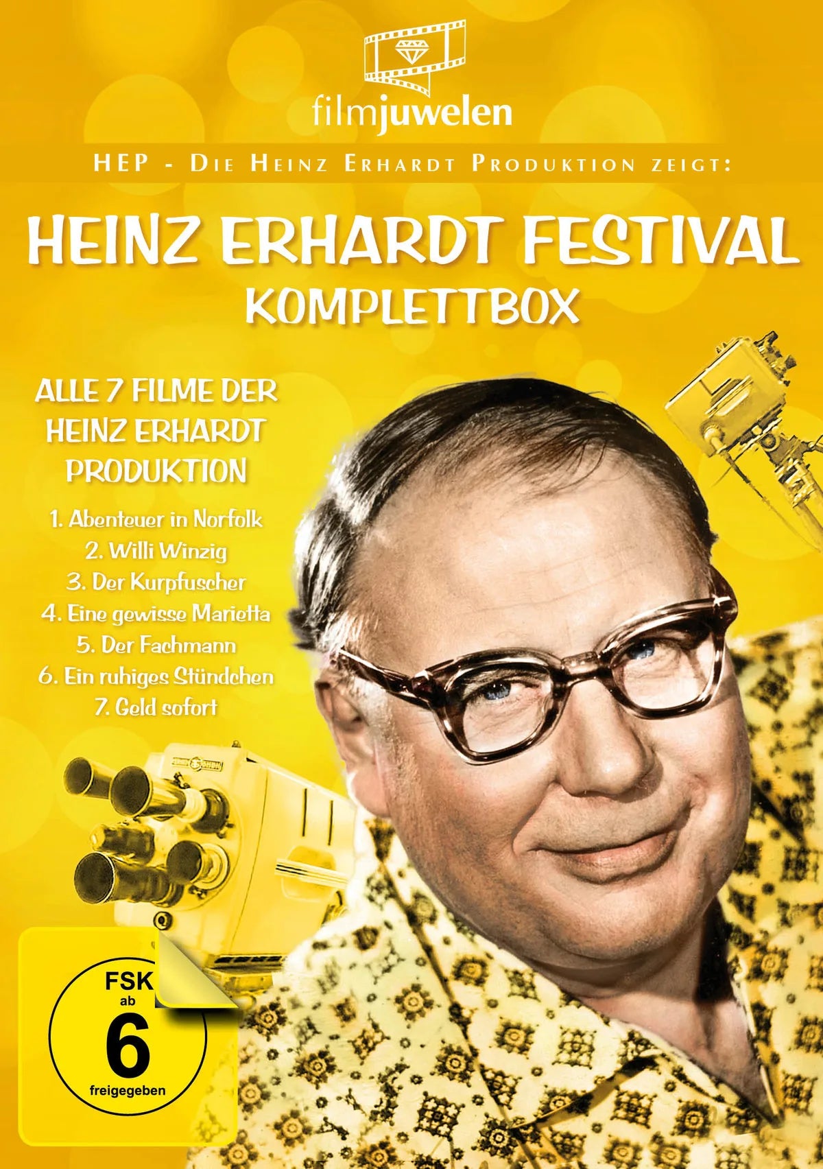 Heinz Erhardt Festival - Komplettbox  [3 DVDs] - DVD