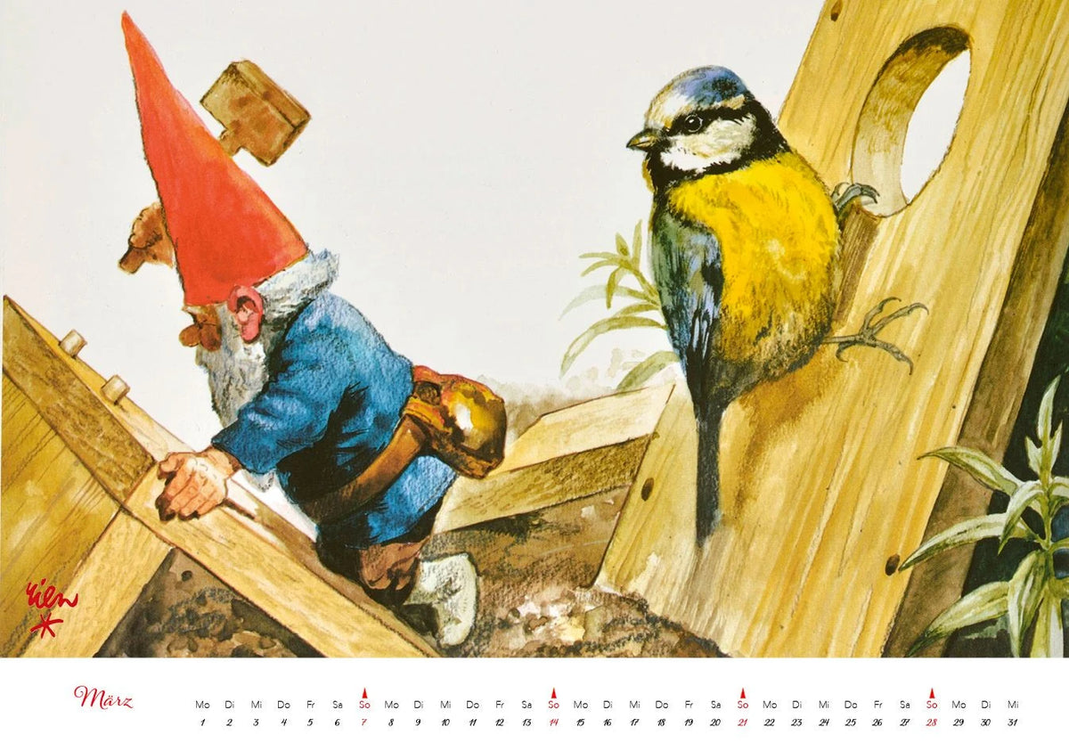 Heinzelmännchen Kalender 2027 – Ansicht