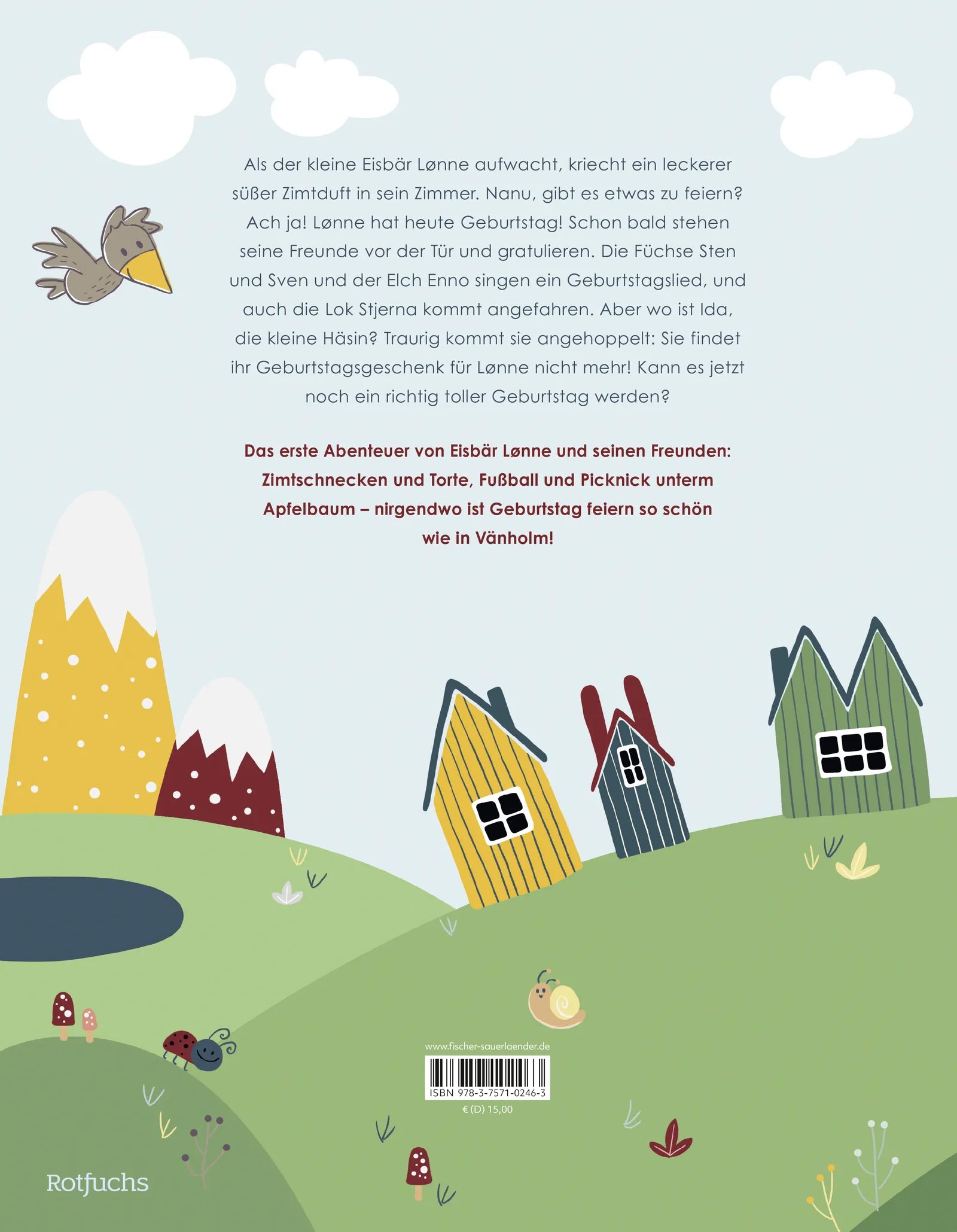Rückseite: Hej Lønne! Geburtstagsfest in Vänholm (Hardcover)