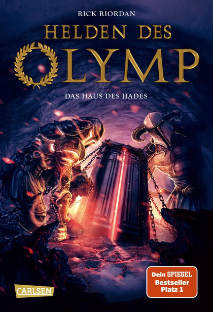 Buchcover von 'Helden des Olymp 4: Das Haus des Hades' - Gebundene Ausgabe von Rick Riordan