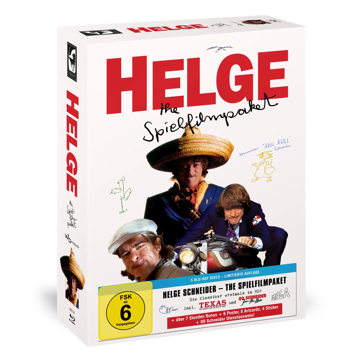 Produktansicht 1 von Helge Schneider - The Spielfilmpaket – Blu-ray