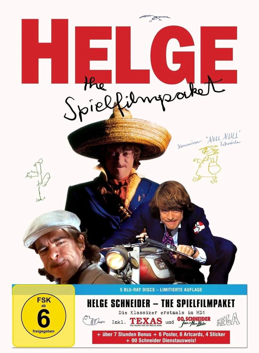 Helge Schneider - The Spielfilmpaket - Blu-ray Disc