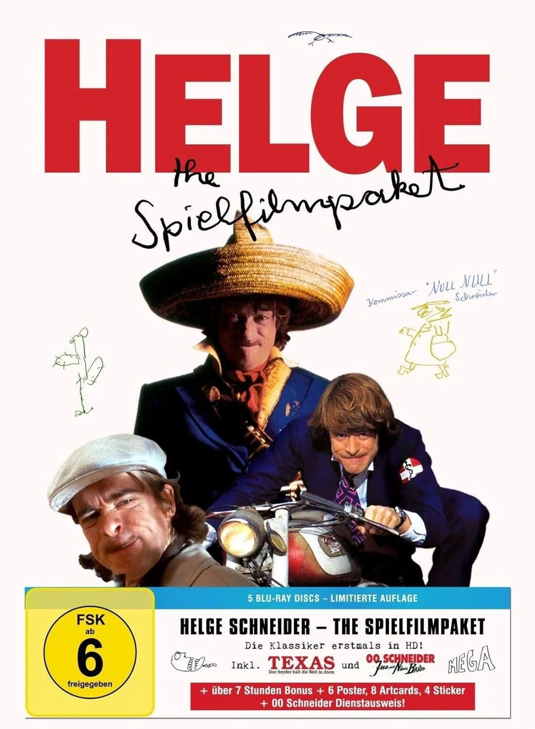 Helge Schneider - The Spielfilmpaket - Blu-ray Disc