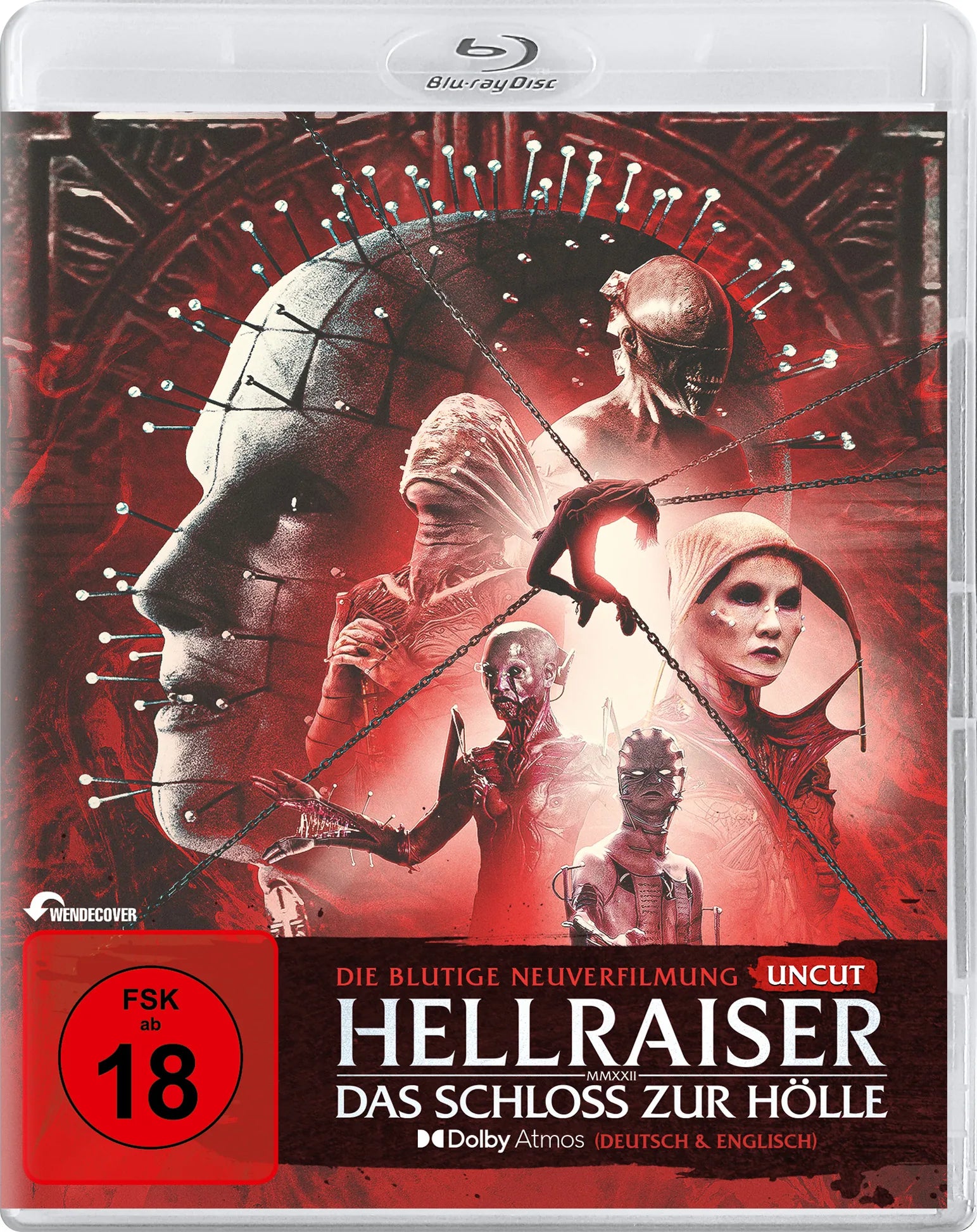 Blu-ray-Cover: Hellraiser - Das Schloss zur Hölle. Regie: David Bruckner