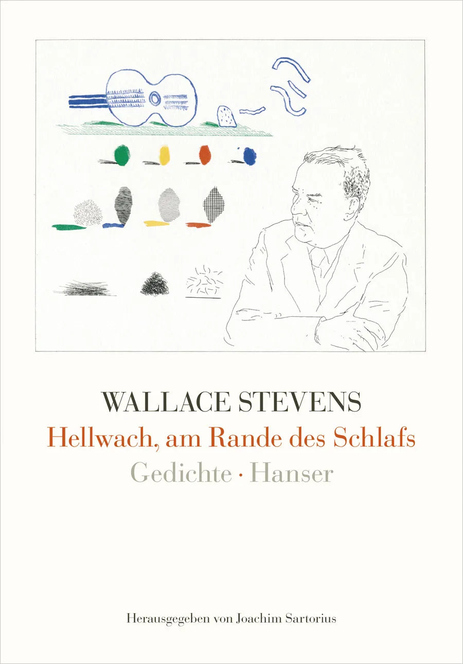 Buchcover von 'Hellwach, am Rande des Schlafs' - Gebundene Ausgabe von Wallace Stevens