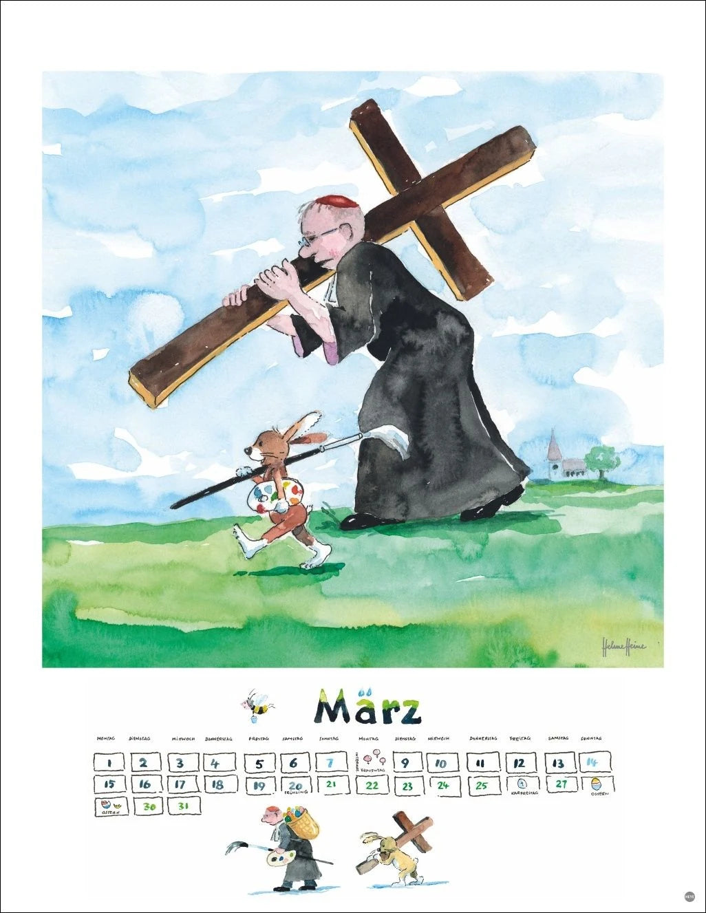 Helme Heine: Edition Kalender 2027 – Ansicht