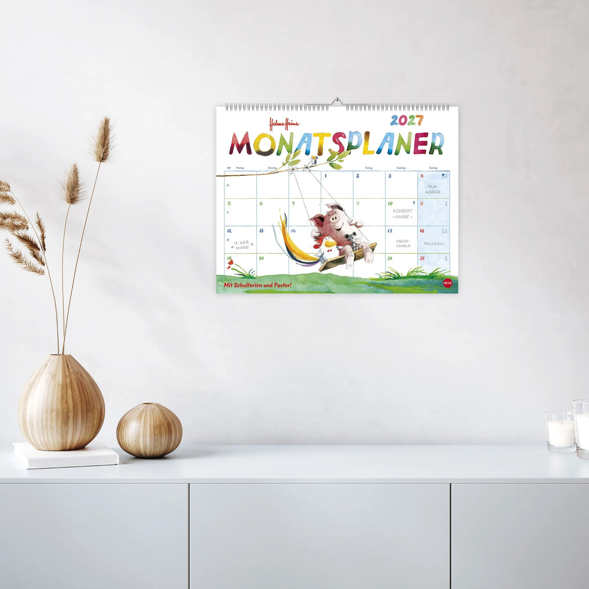 Helme Heine: Monatsplaner 2027 – Ansicht