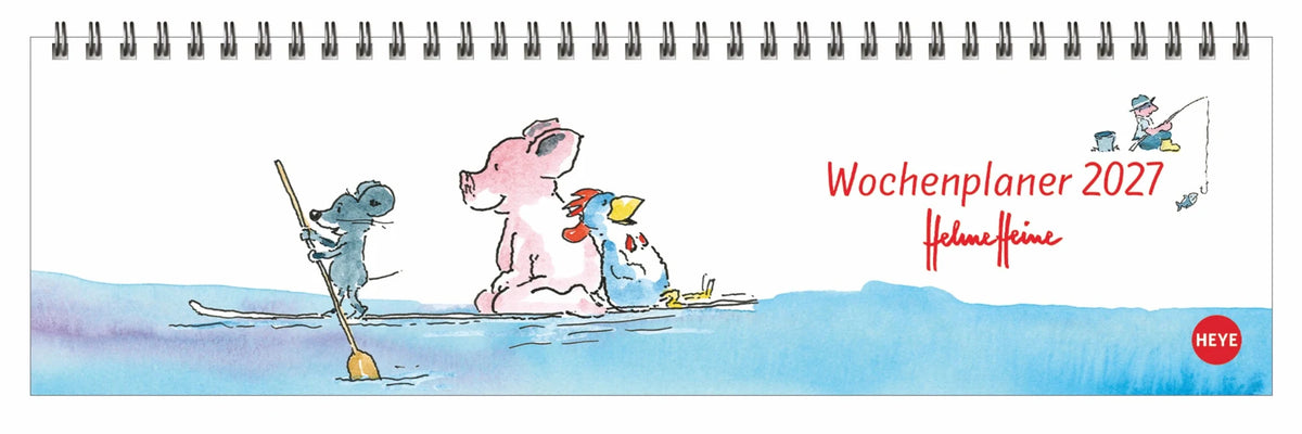 Tischkalender: Helme Heine: Wochenquerplaner 2027